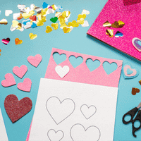 Thumbnail for Creative possibilities with shimmery glitter art cardstock