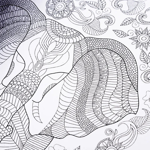 A4 color therapy book Doodledash