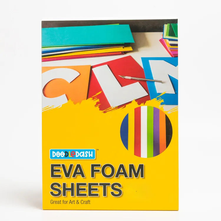 Versatile EVA foam sheets for creative arts and crafts projects