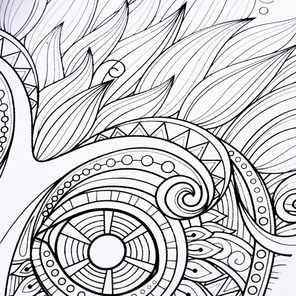A4 Mandala Coloring Book