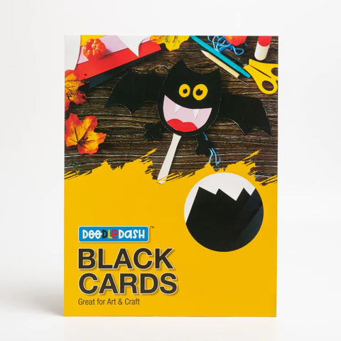 Premium black cardstock crates for arts and crafts