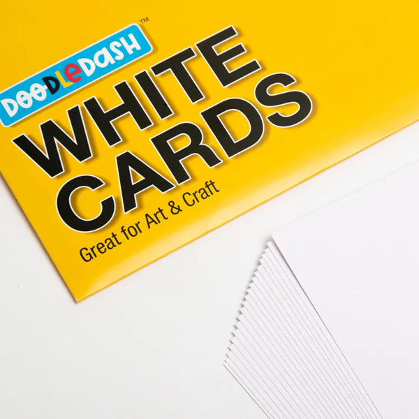 Doodledash White Paper Card