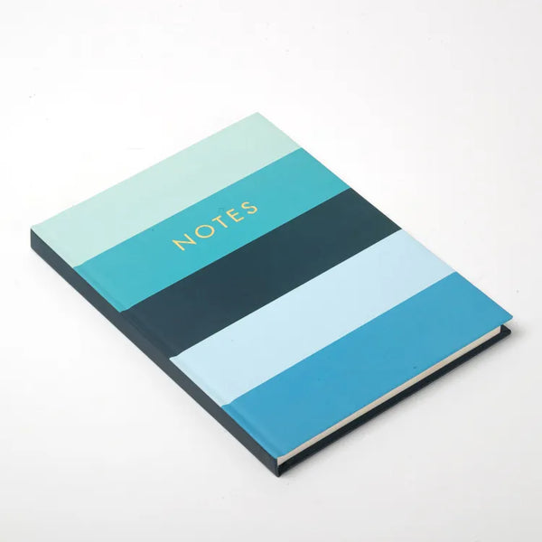 Personalized leather-bound A5 notebook