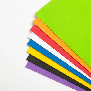 Colorful EVA foam sheets ideal for kids' arts and crafts