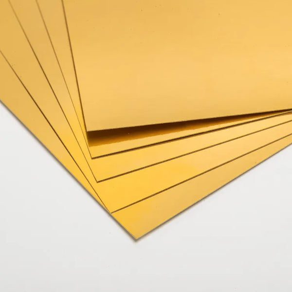 Premium gold paper cards for high-end art and craft creations