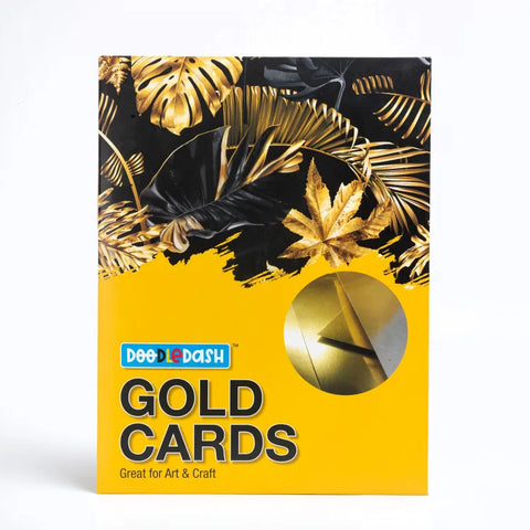 Luxurious gold foil cards for sophisticated art and craft projects