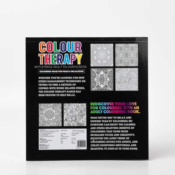 Mandala A5 Colouringbook Back View