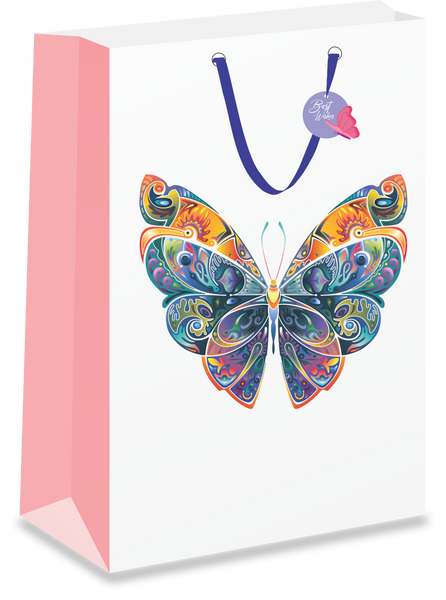 butterfly gift bags paper