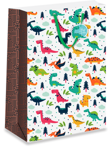 cute dinosaur gift bag
