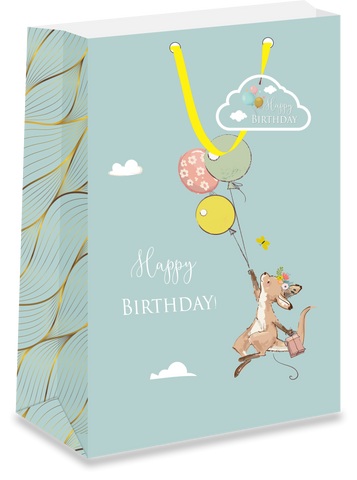 kangaroo paper print bags